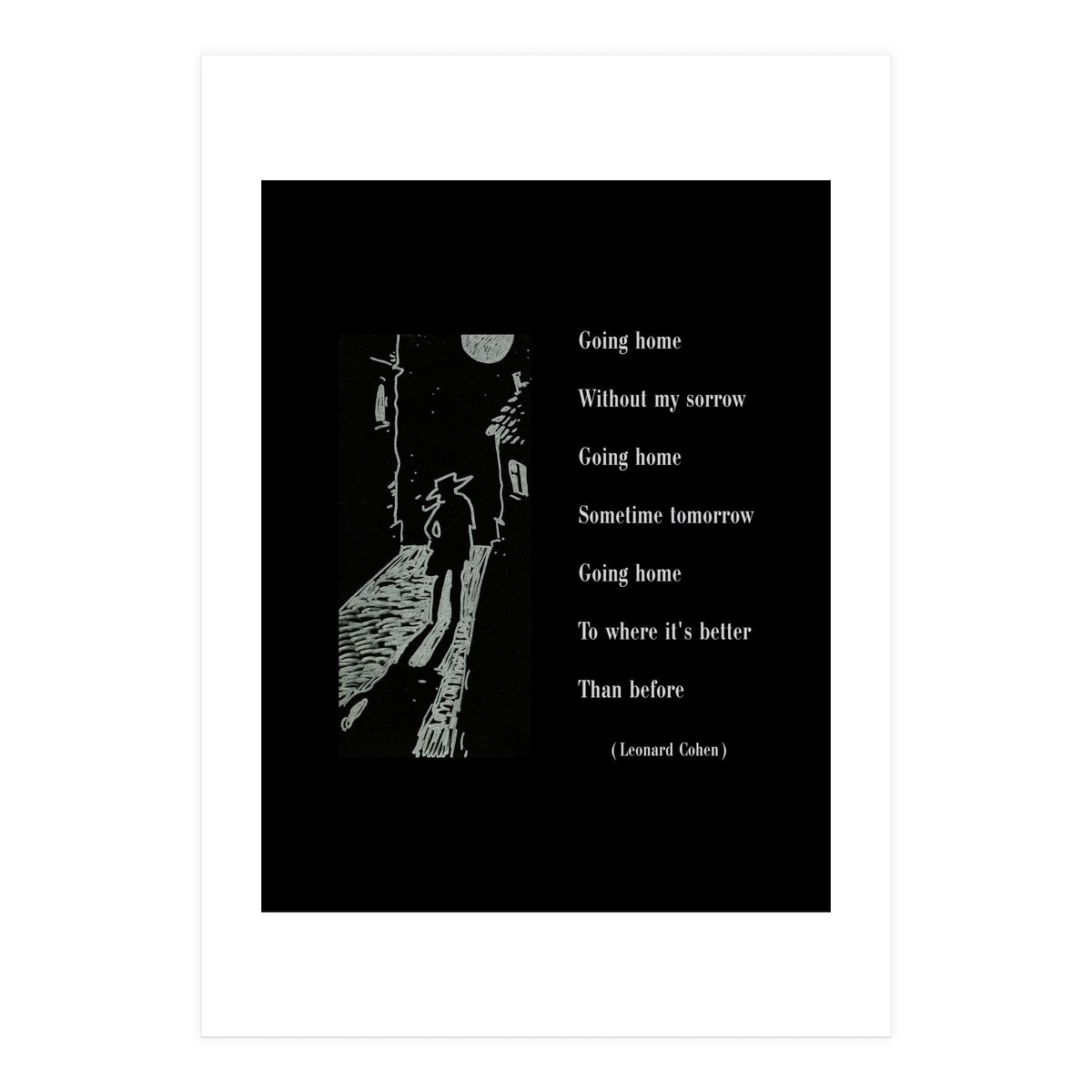 Going Home - Tribute to Leonard Cohen (Print Only)