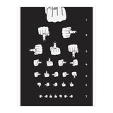 Middle Finger Vision Test (Print Only) thumbnail
