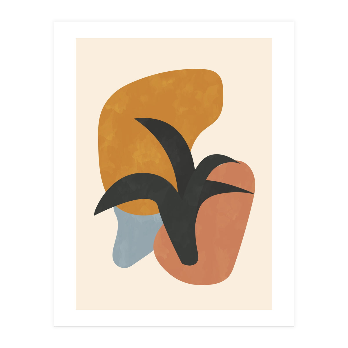 Abstract Boho Plant (Print Only)