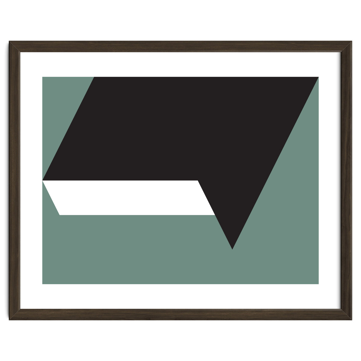 Geometric Shapes No. 85 - black, white & grey