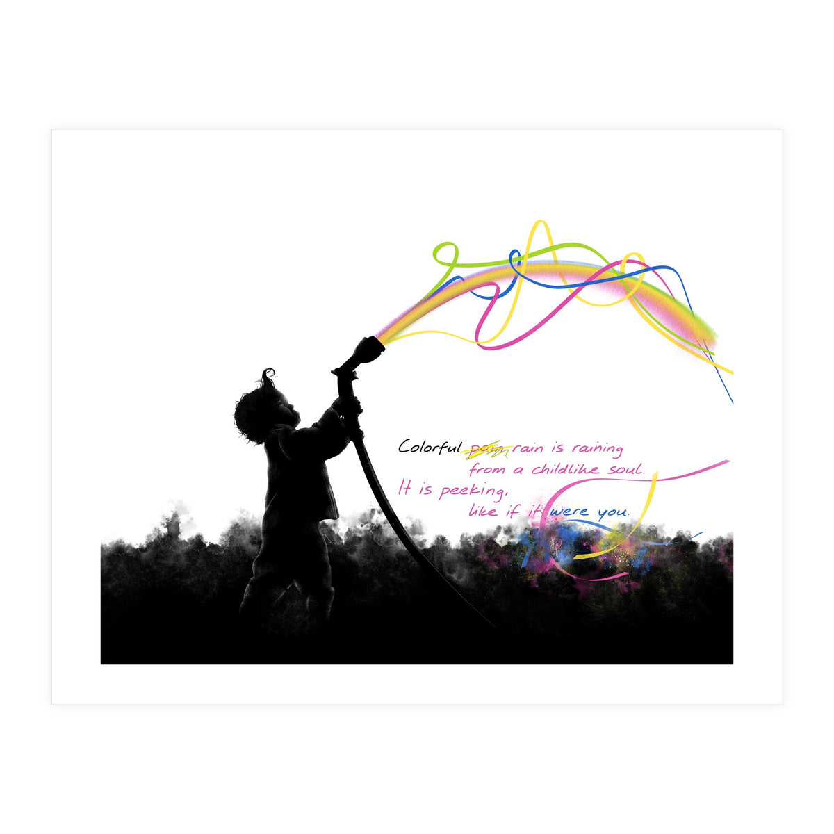 Color Rain (Print Only)