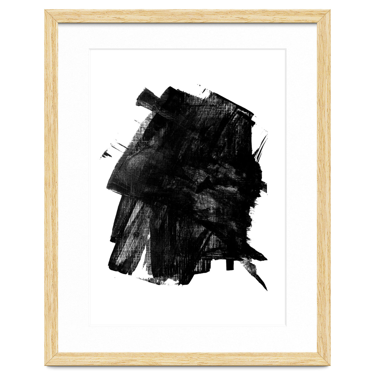 Minimalist Textured Brushstroke Art #3