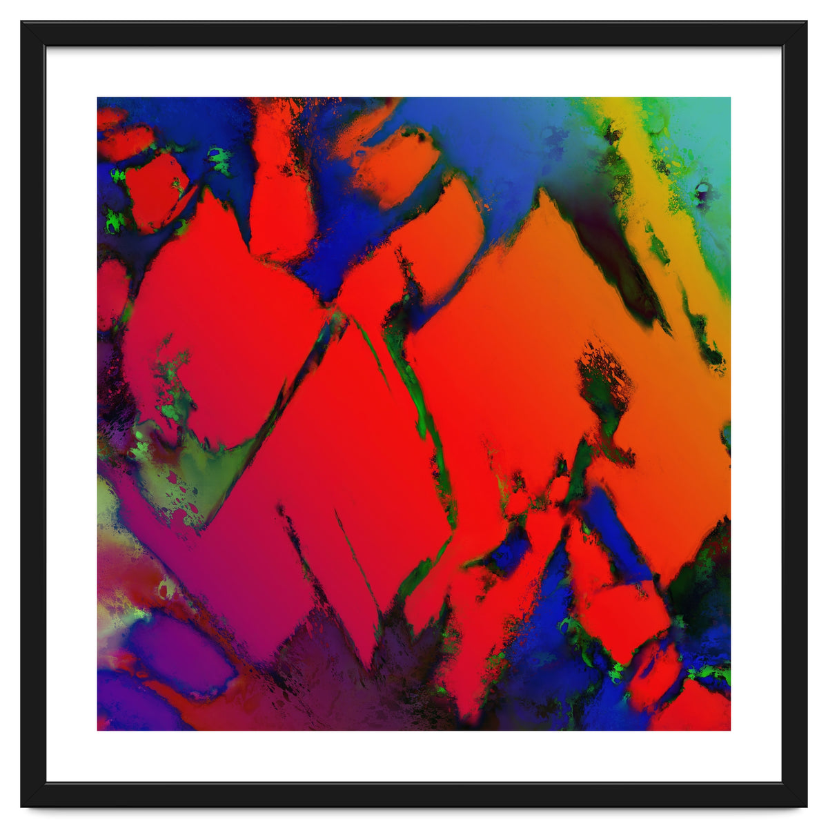 Colliding Panels Red