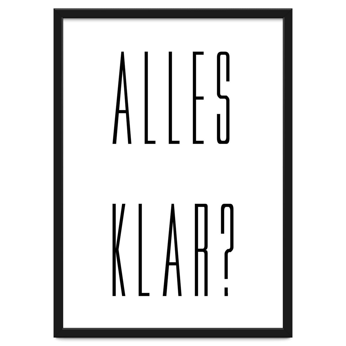 Alles Klar - German vocabulary!