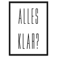 Alles Klar - German vocabulary!
