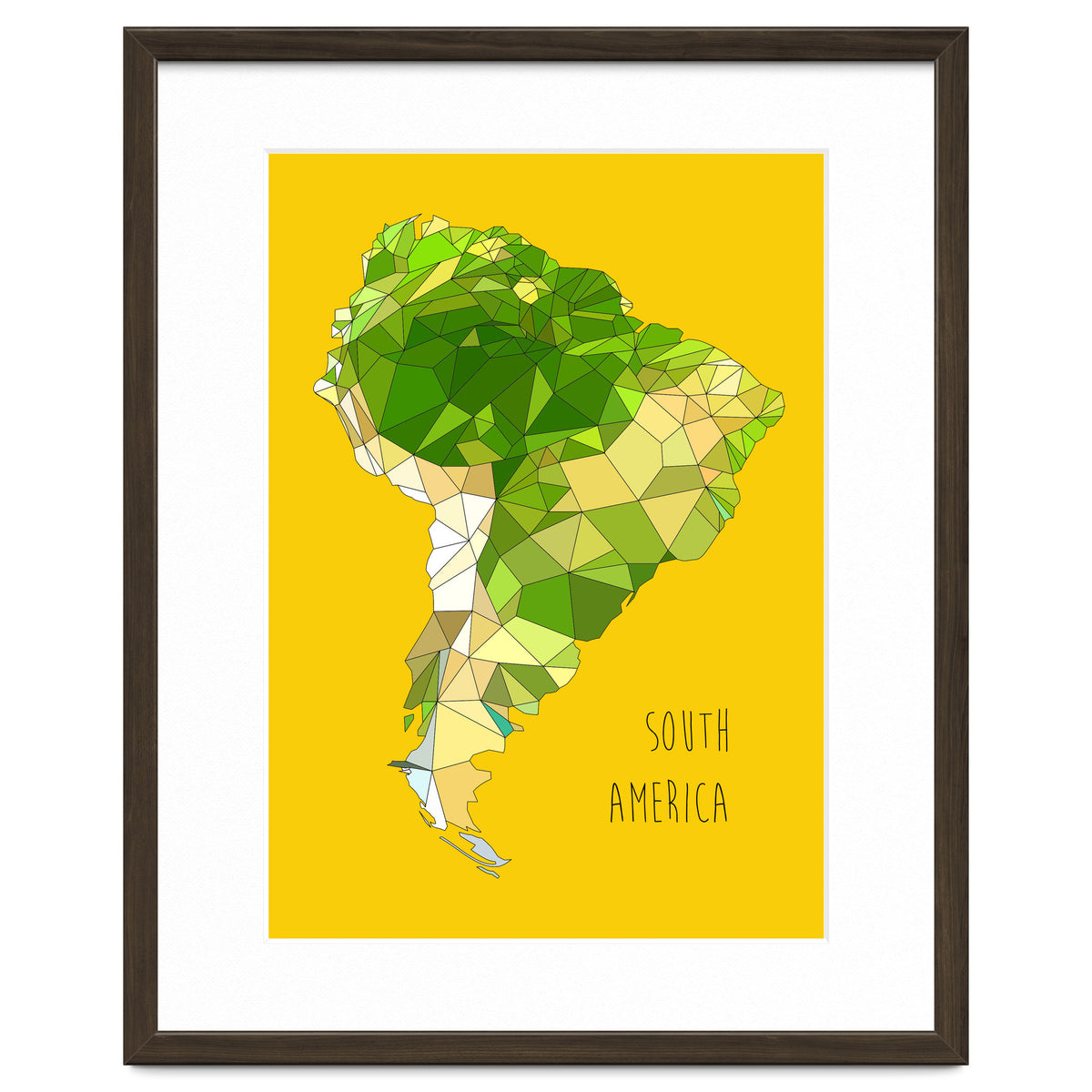 SOUTH AMERICA – Yellow