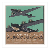 New york airplanes. (Print Only)