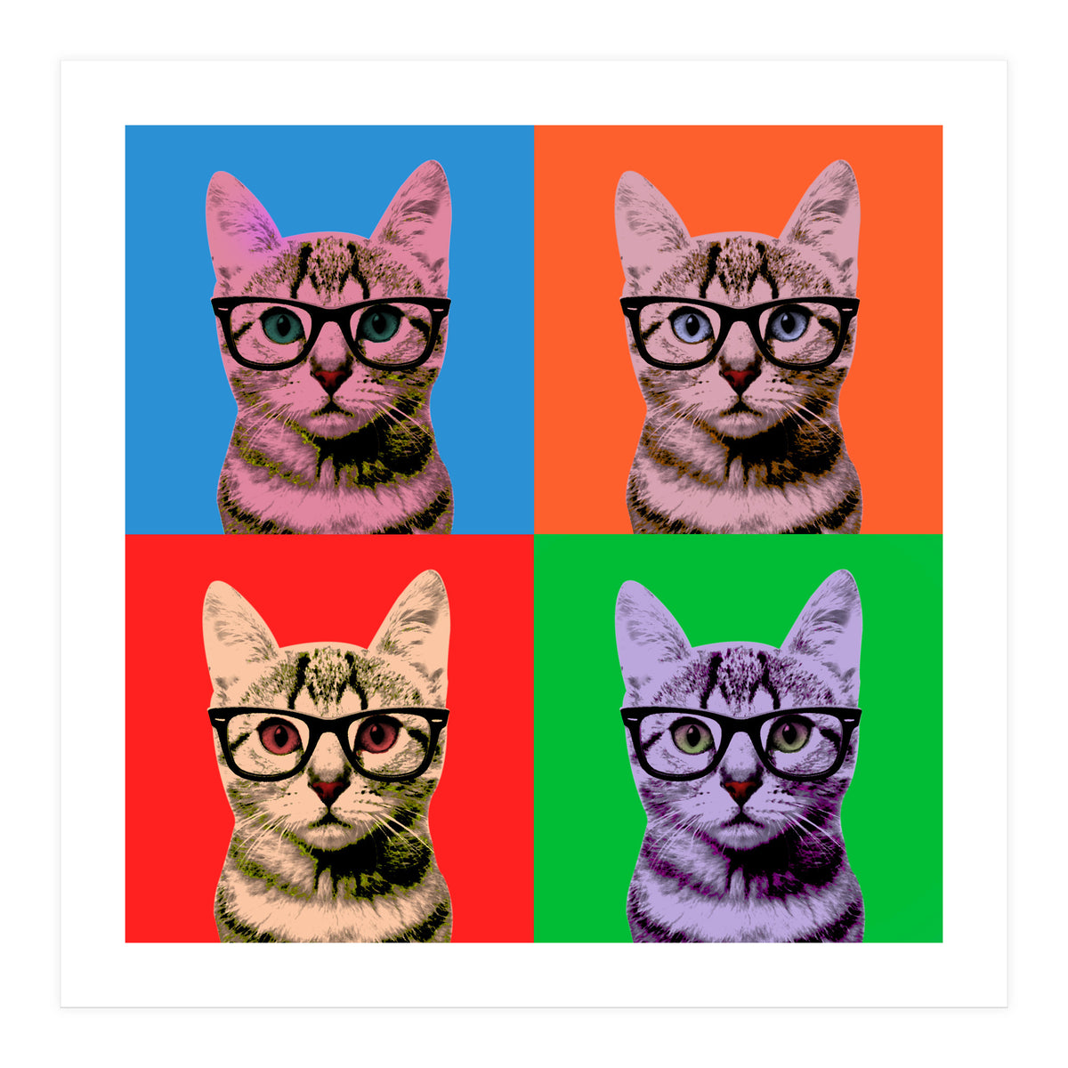 Warhol Cat (Print Only)