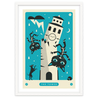 TAROT CARD CAT: THE TOWER