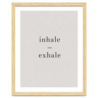 Inhale Exhale Grey Yoga