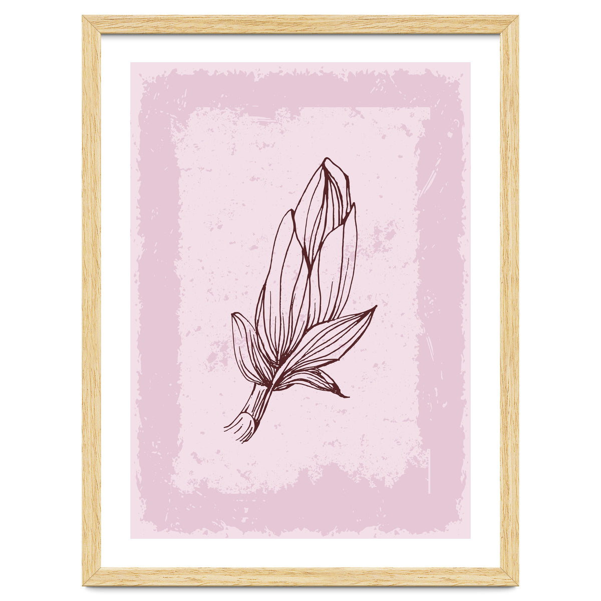 Magnolia Simple Minimal Boho - Botanical Leaves