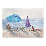 Under an umbrella in the sun. Watercolor (Print Only) thumbnail