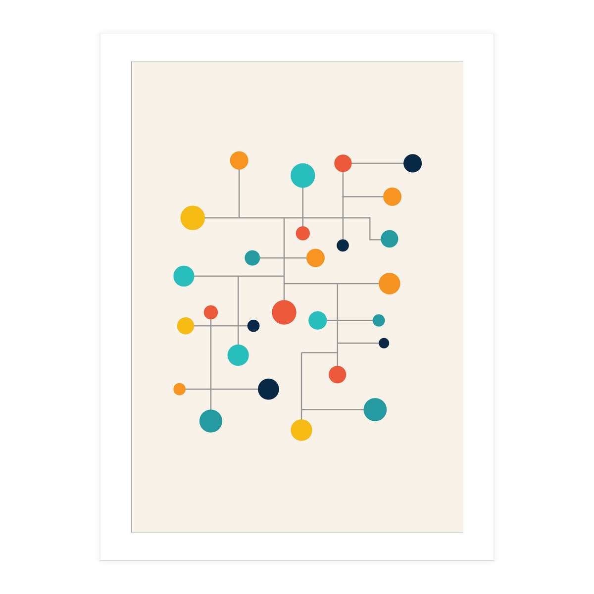 Mid Century Modern Geometry 015 (Print Only)