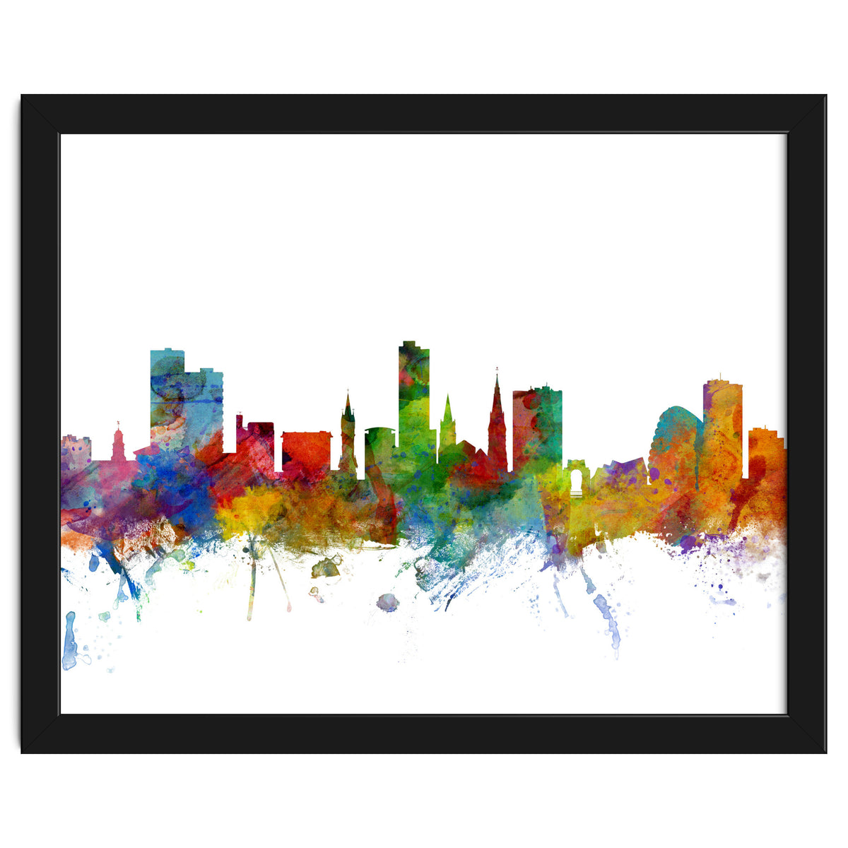 Leicester England Skyline