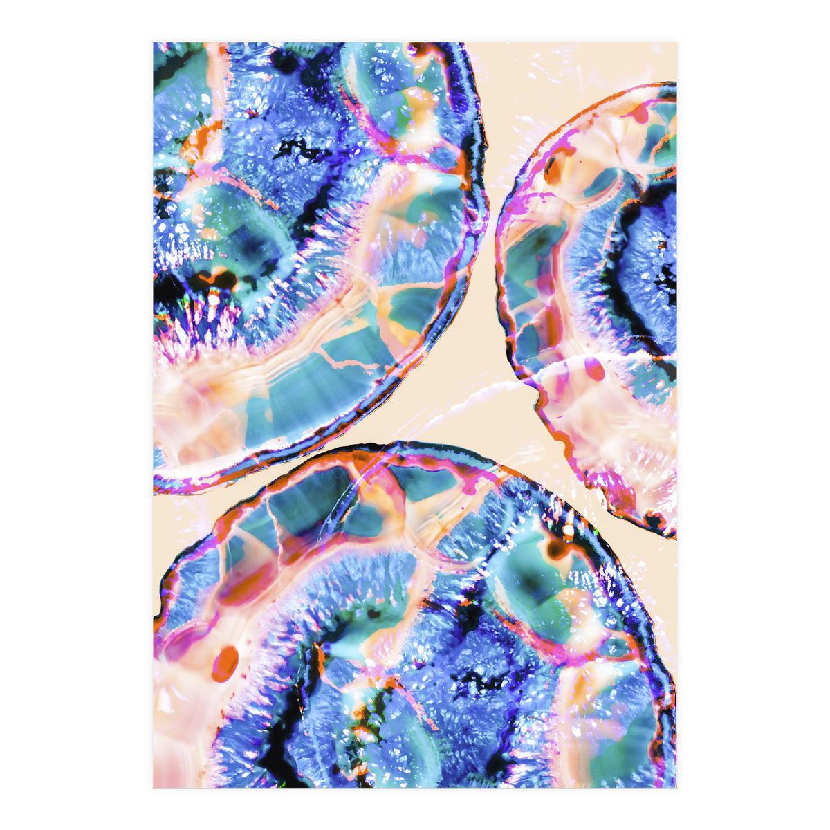 Abstract Agate Painting (Print Only)