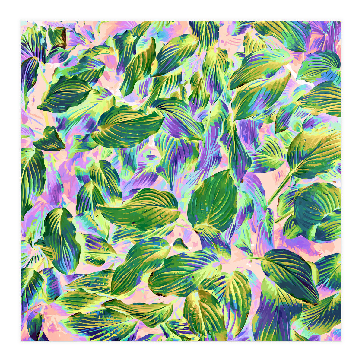 Happy Leaves (Print Only)