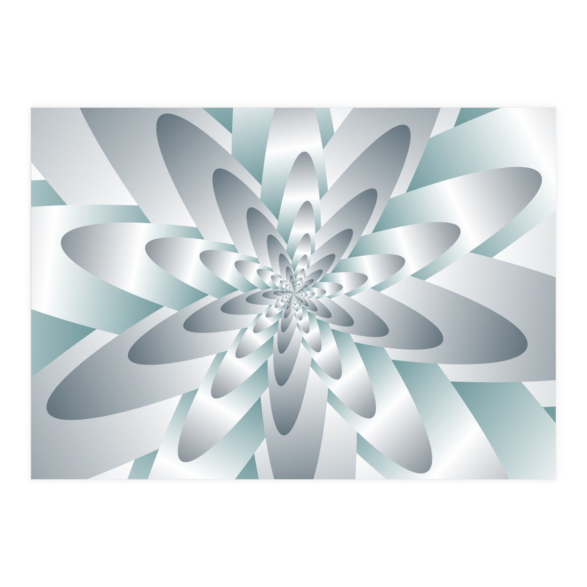Swirl Flower Pattern  (Print Only)
