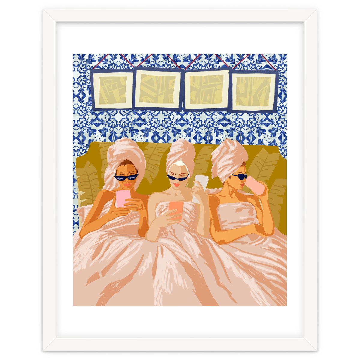 Ladies-Only Club | Girl Talk Slumber Party BFF | Bohemian Feminism Independent Moroccan Women