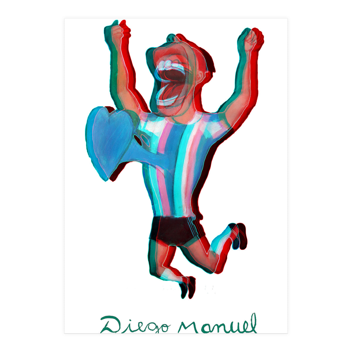 Gol De Argentina 3d B (Print Only)