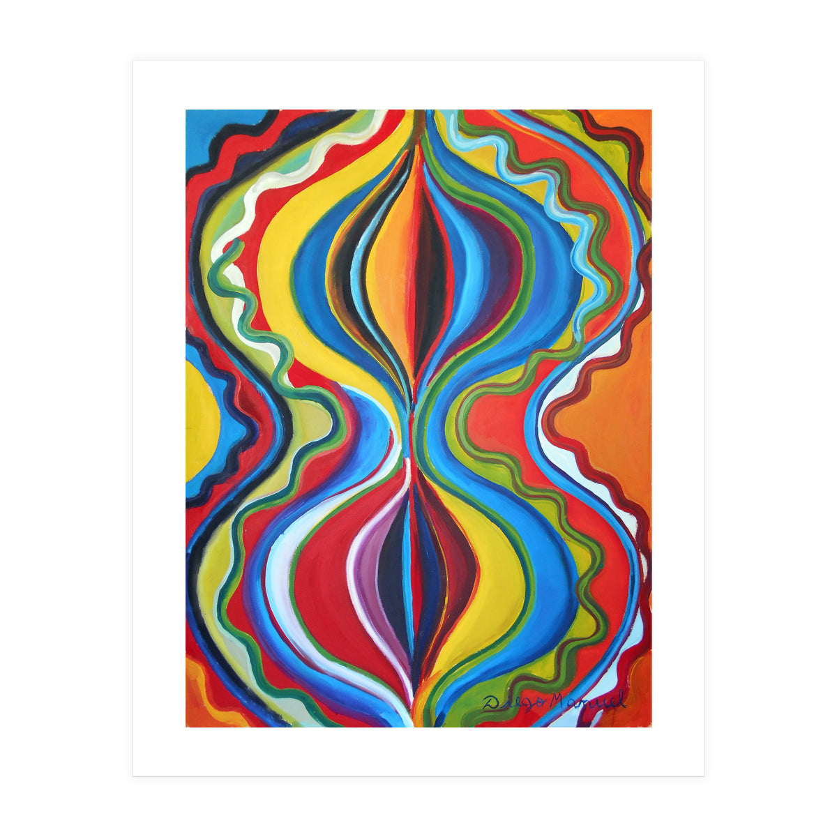 Graffiti Con Dos Centros (Print Only)