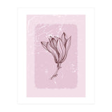 Magnolia Minimal Contemporary Botanical Floral (Print Only) thumbnail