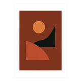 Abstract Geometrical Terracota Earthy Tones (Print Only) thumbnail