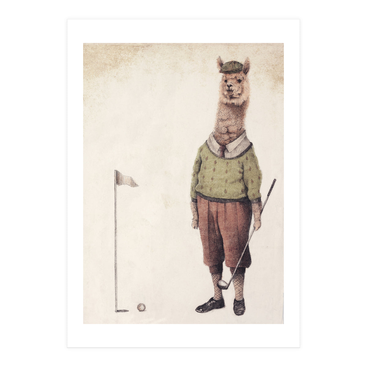 Alpaca Golf Club (Print Only)