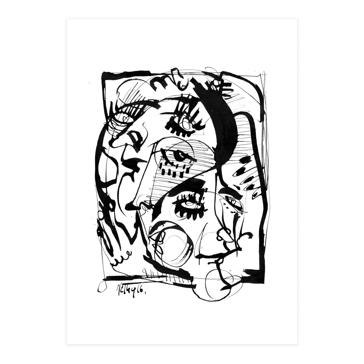 The Pretty People - b&w (Print Only)