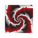 Abstract Geometric Red Graphics (Print Only) thumbnail
