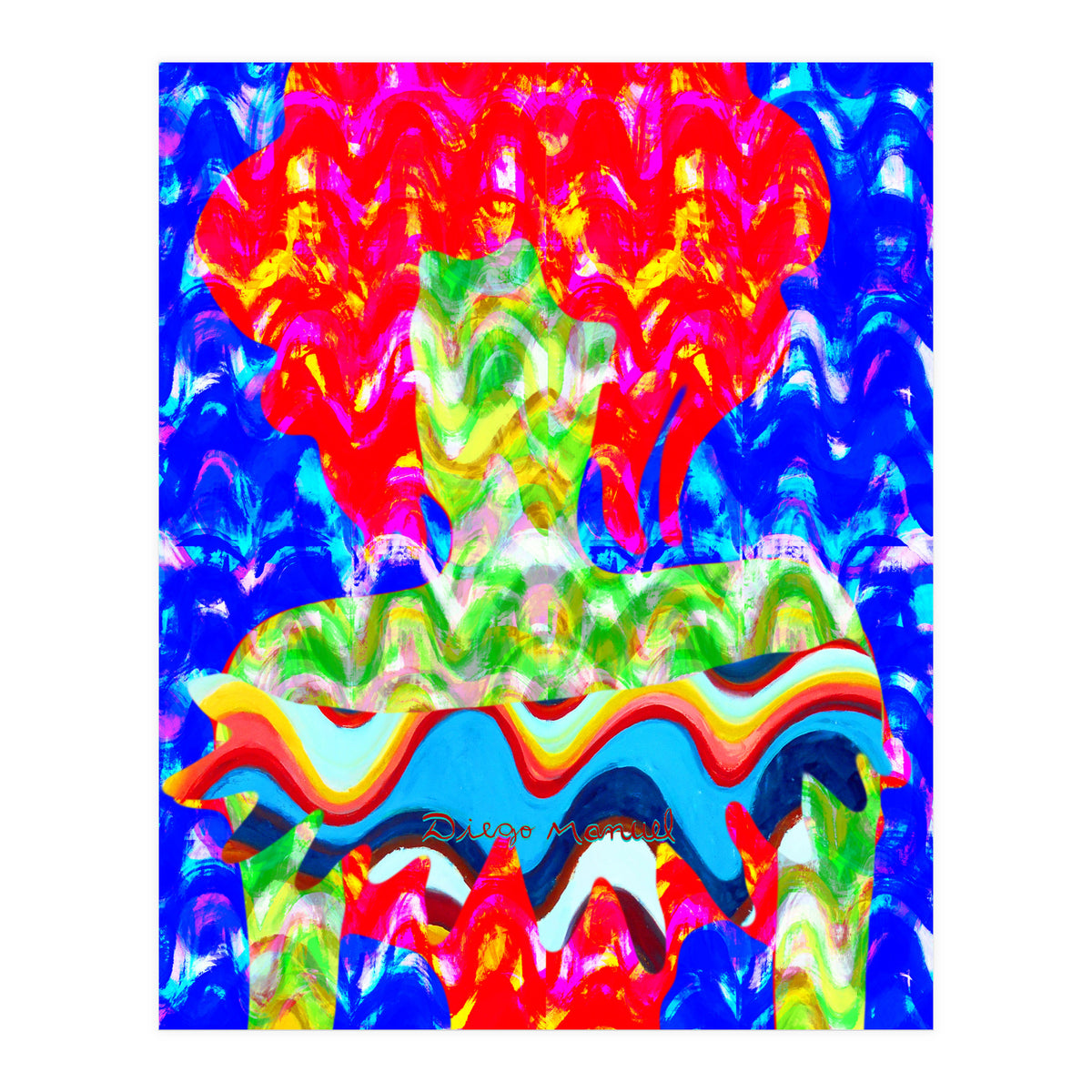 Pop Abstract girl (Print Only)