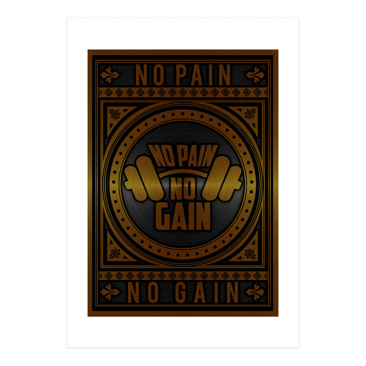 No Pain No Gain (Print Only)