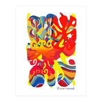 Pop Abstract Asimetrico 3 Copia (Print Only)