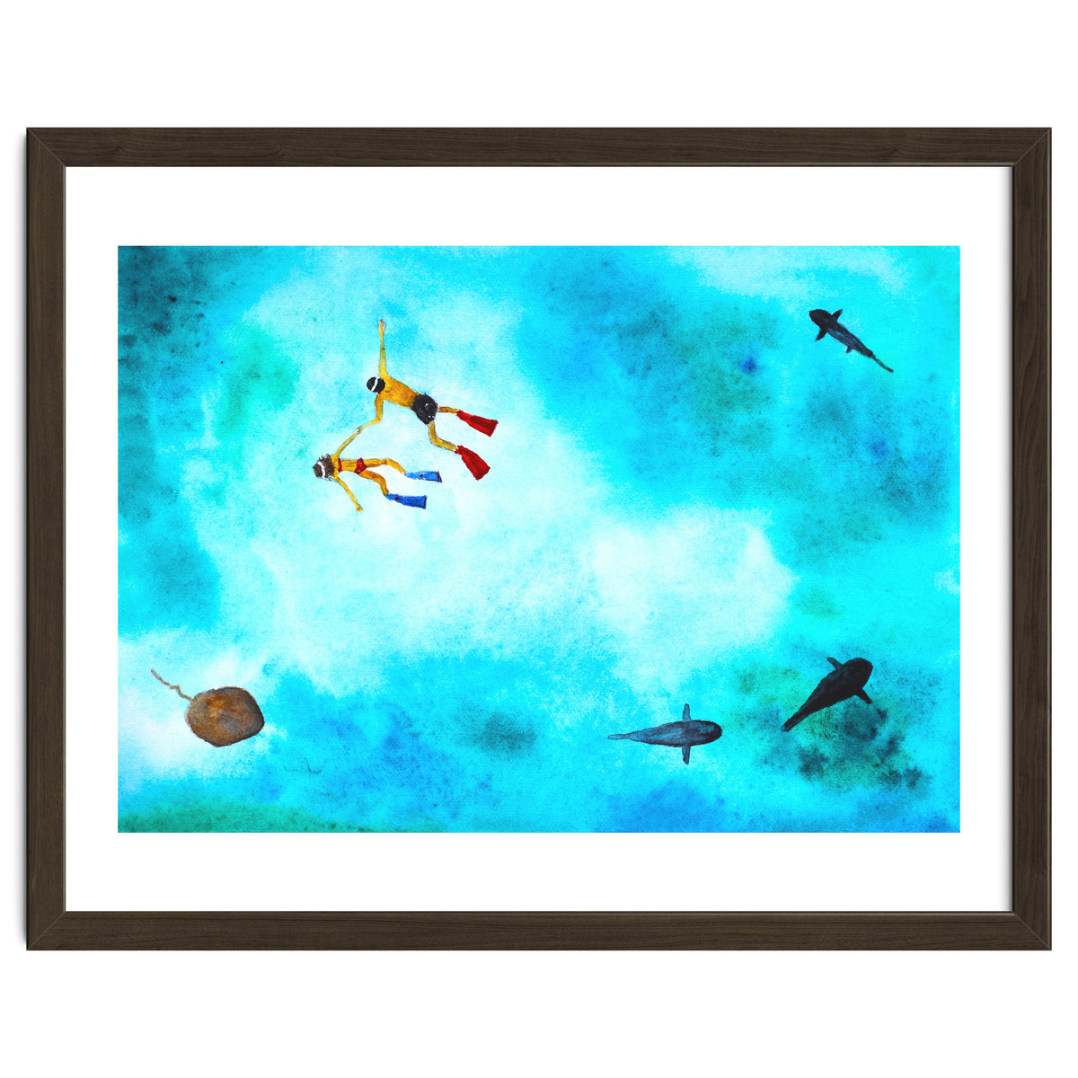 One summer day || watercolor