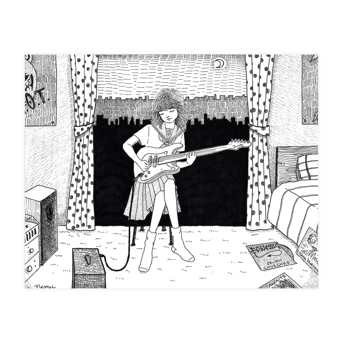 Teenager's Room In The 80's (Print Only)