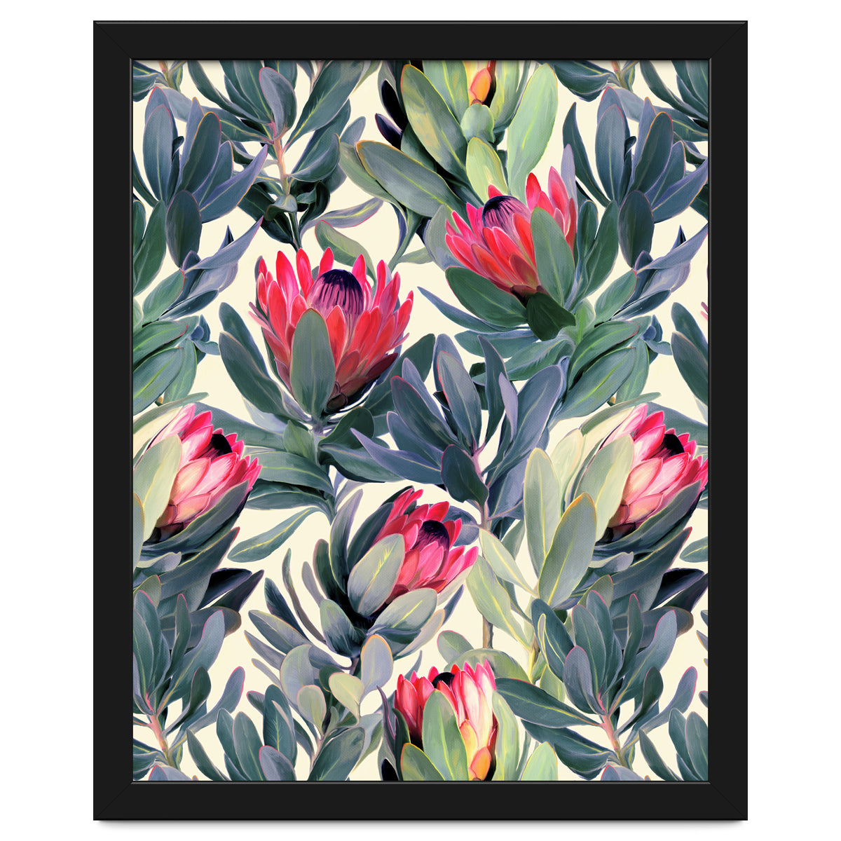Painted Protea Pattern