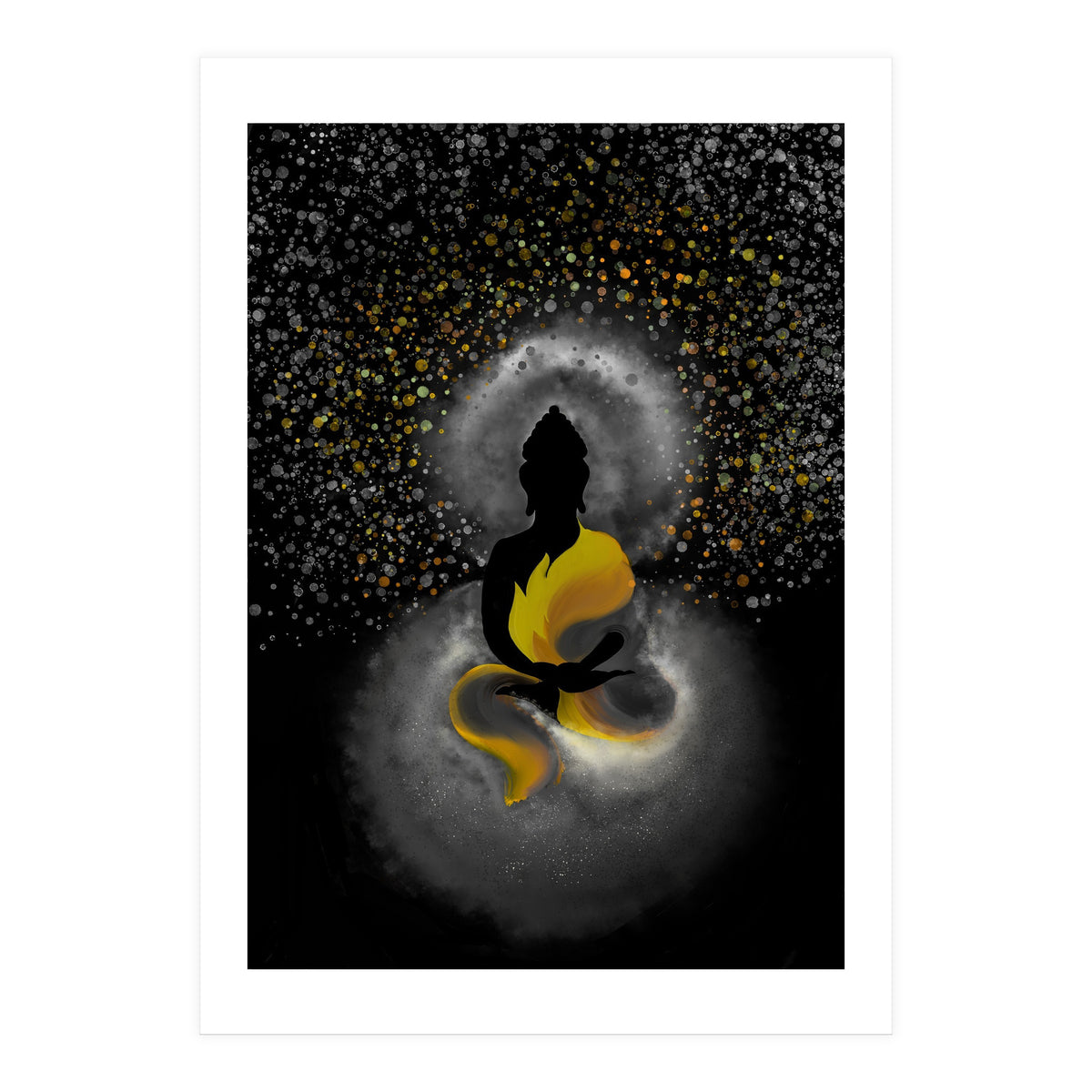 Cosmic Buddha Gold (Print Only)