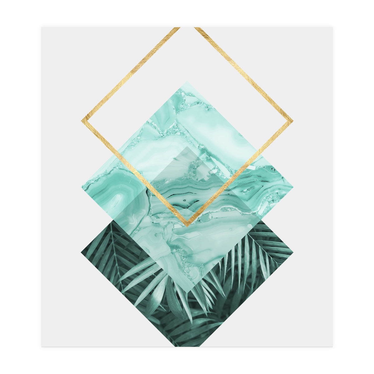 Botanical and geometric VI (Print Only)