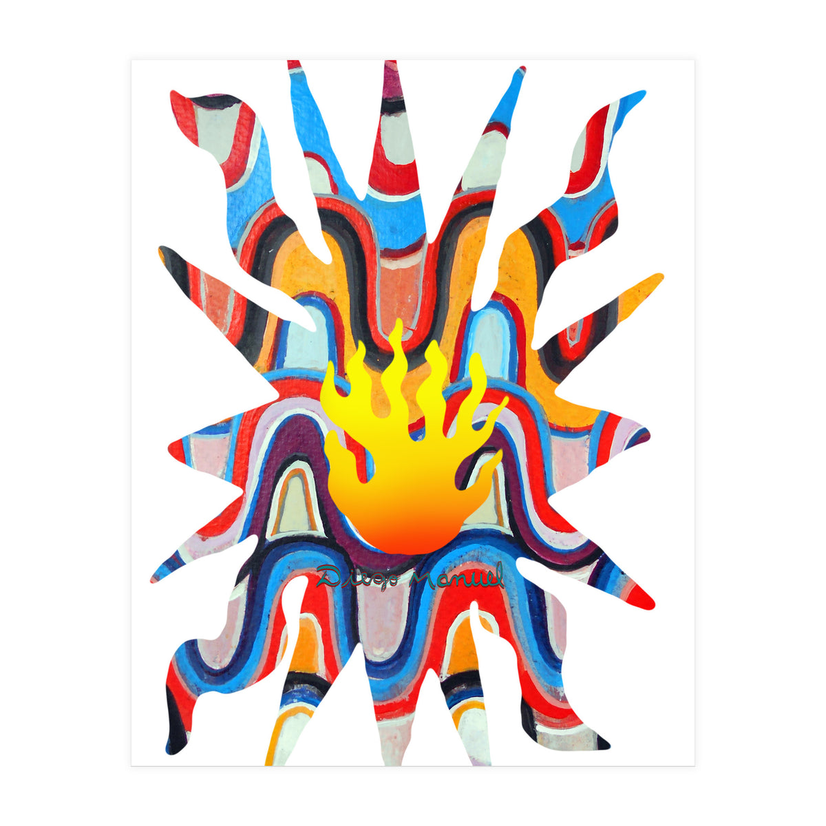 Fuego 34 Copia (Print Only)