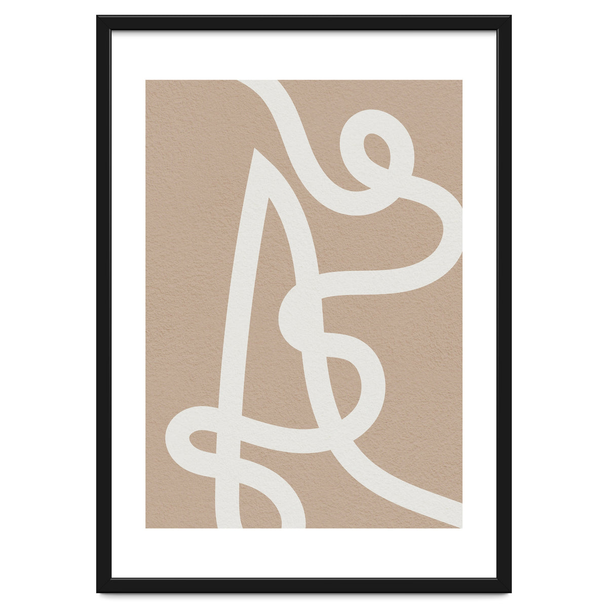 Abstract Minimal Line Art