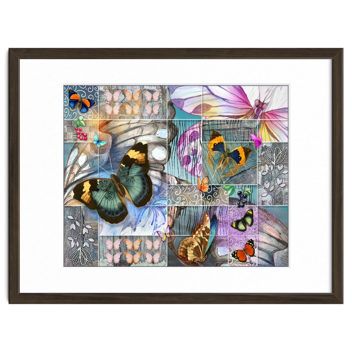 Butterfly Wings Collage