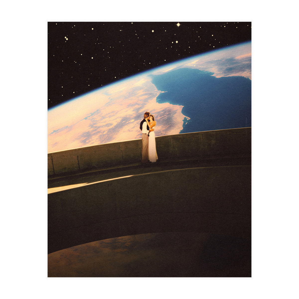 Lovers On The Bridge (Print Only)