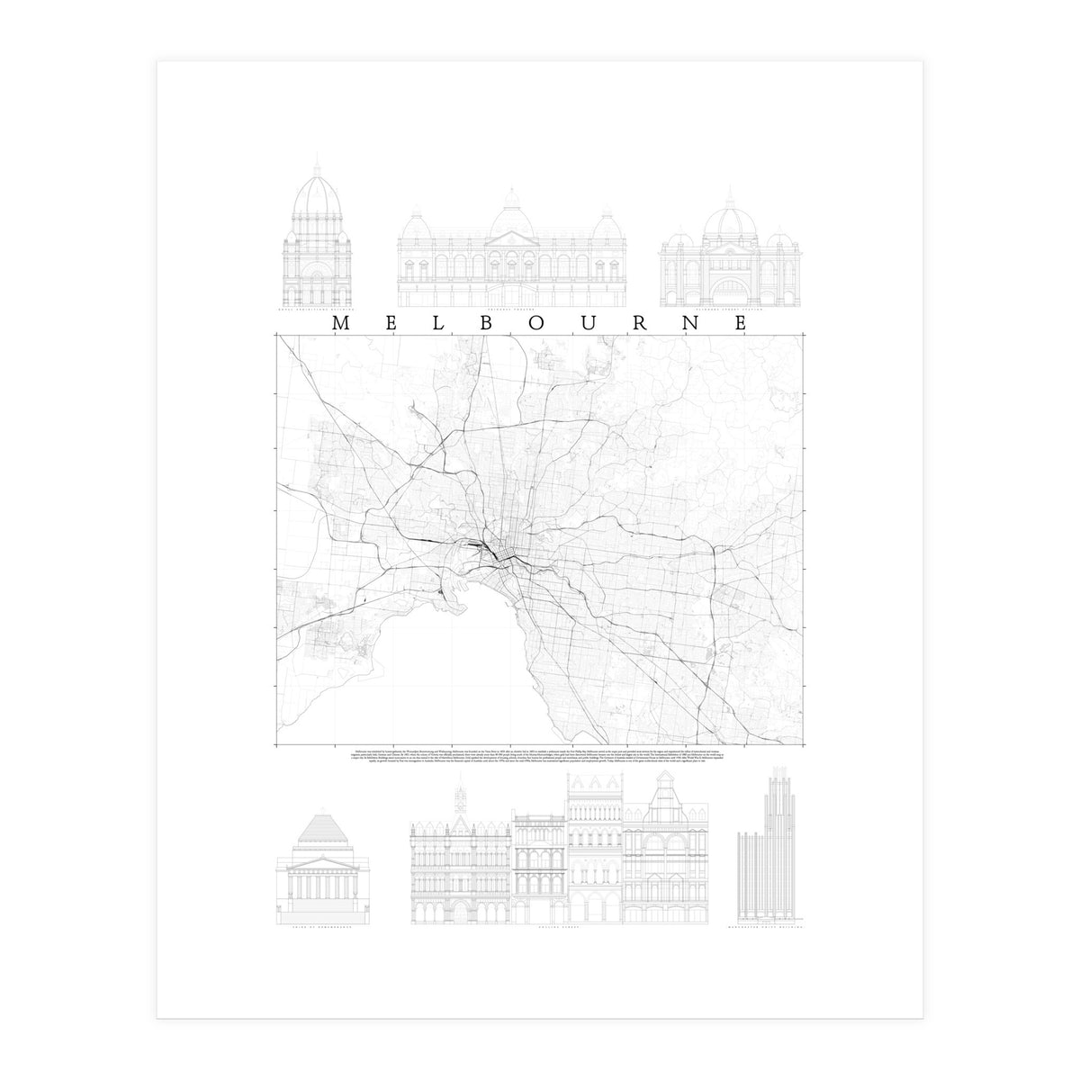 Melbourne (Print Only)