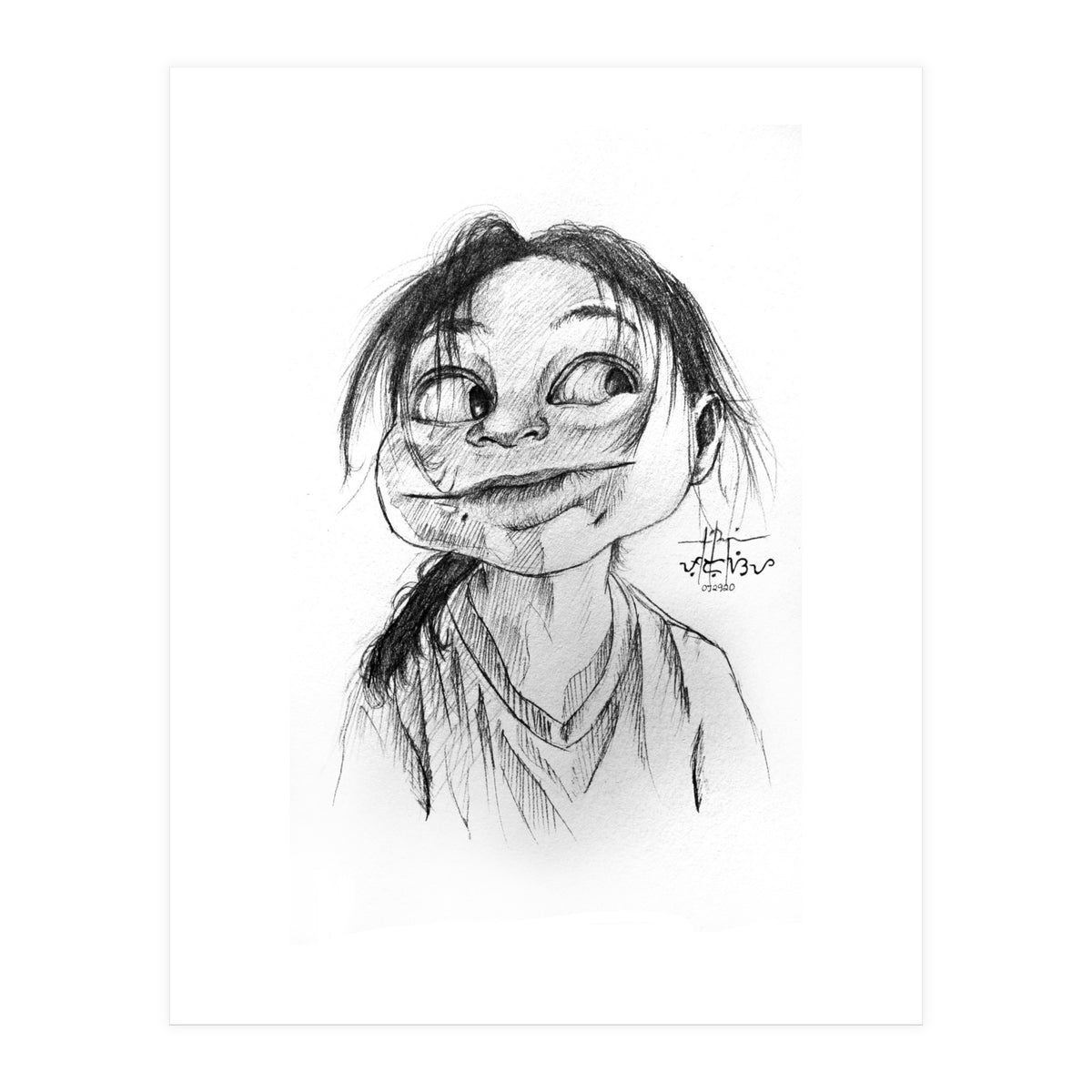 Hermit Caricature (Print Only)