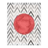 Red Bubble Chevron Pattern (Print Only) thumbnail