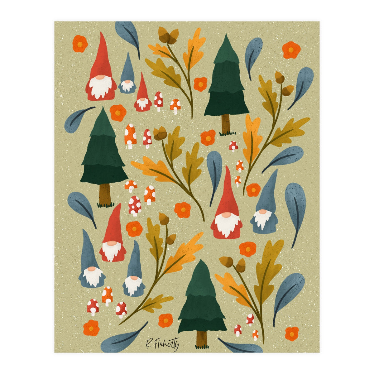 Woodland Gnomes (Print Only)