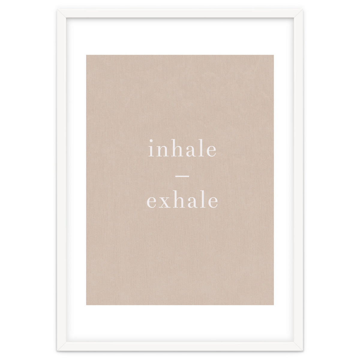 Inhale Exhale Beige Yoga