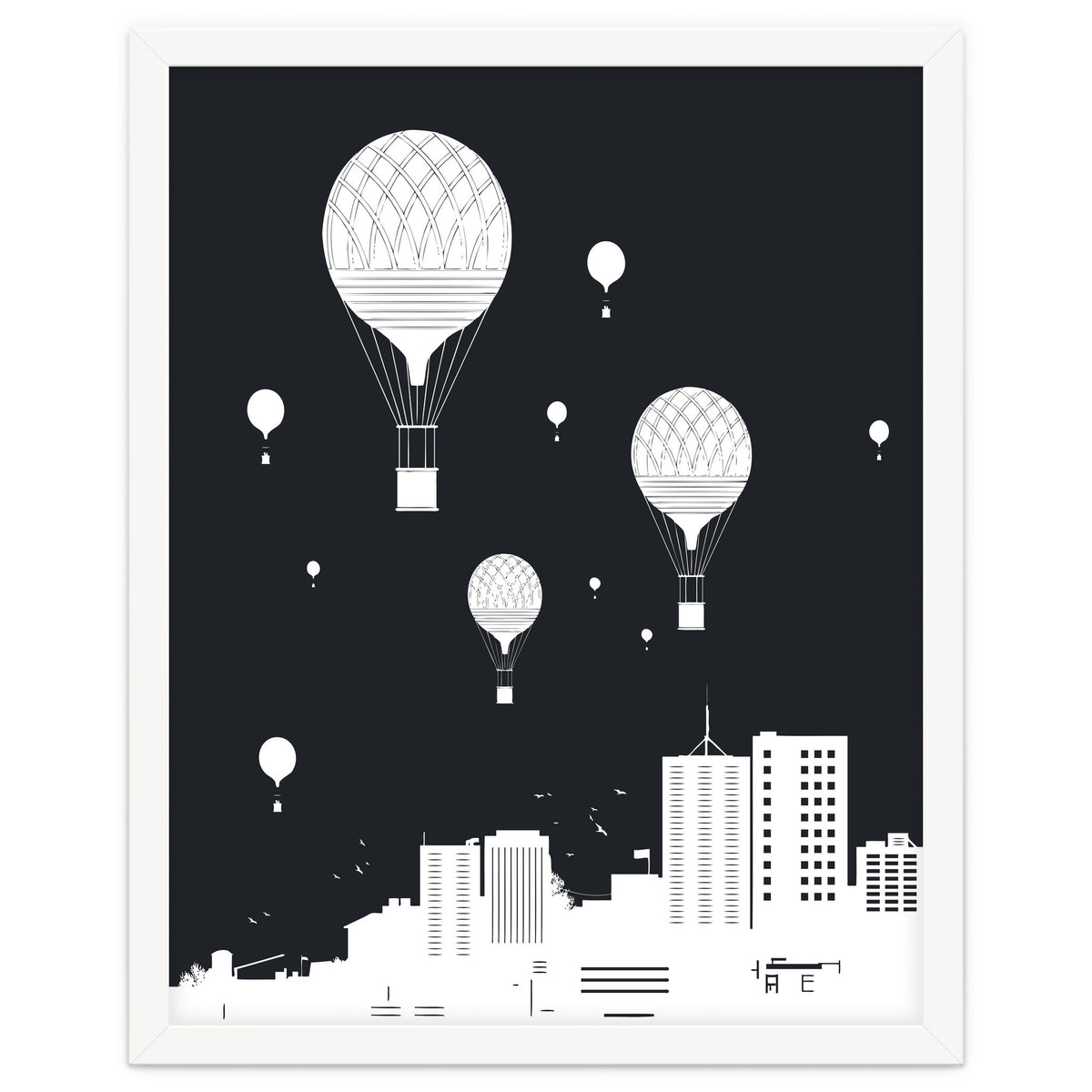 Balloons And The City (dark version)