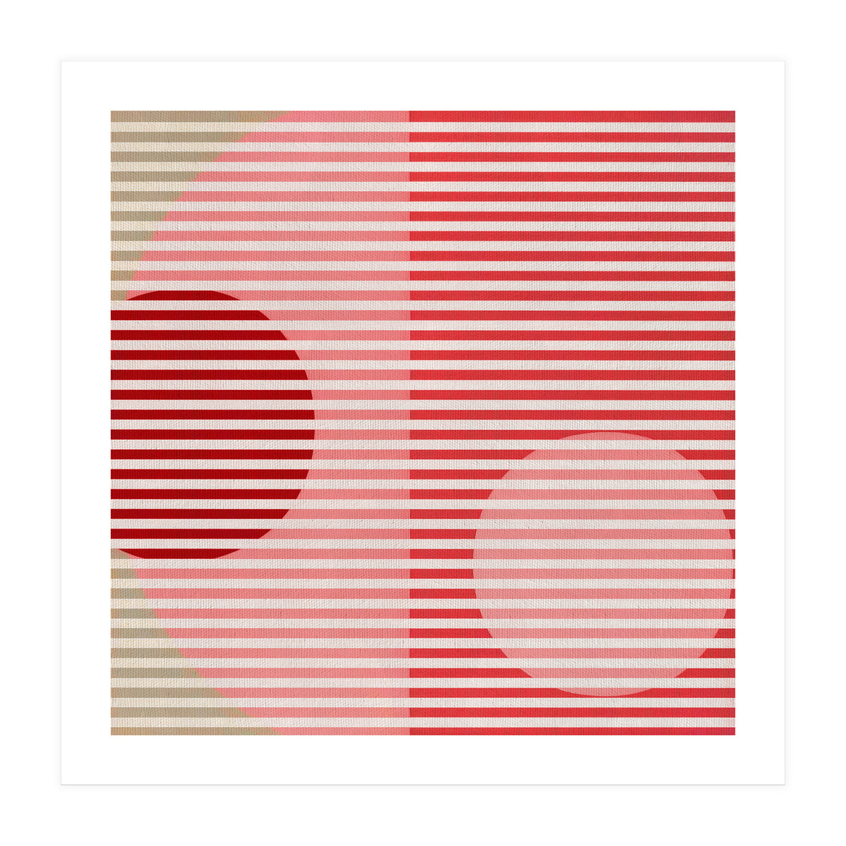 Stripes & Circles 1 (Print Only)