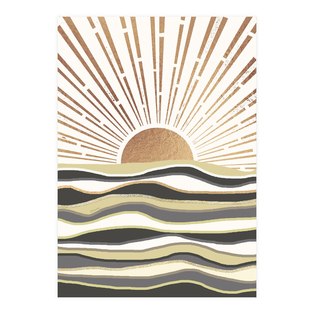 Sun Breeze-Vanilla shade (Print Only)