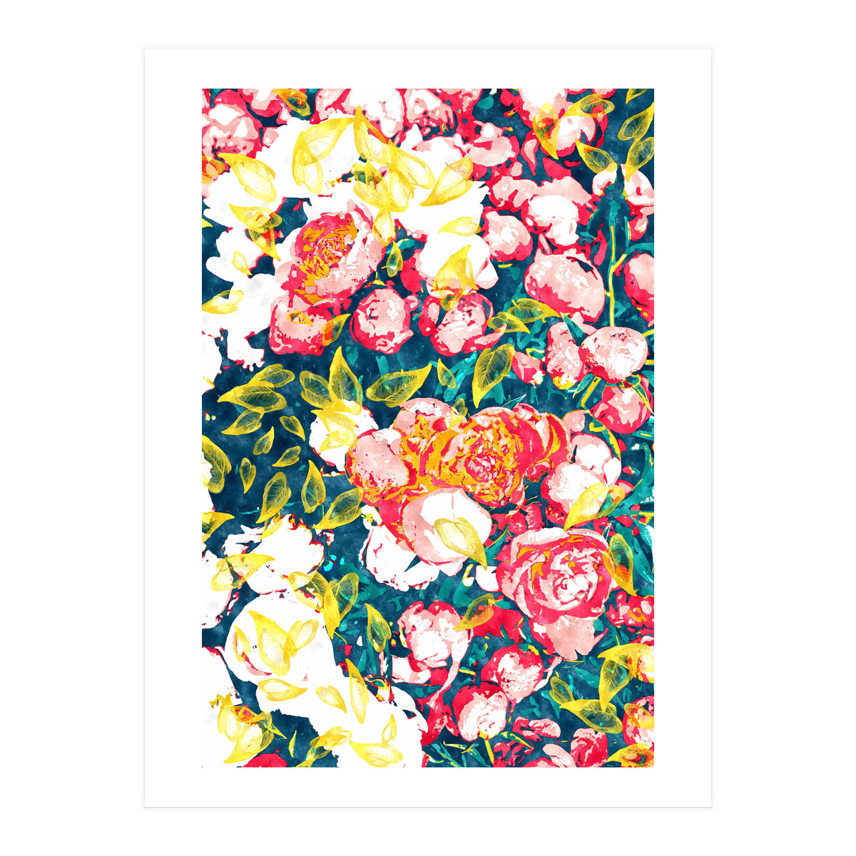 Nature Smiles In Flowers (Print Only)